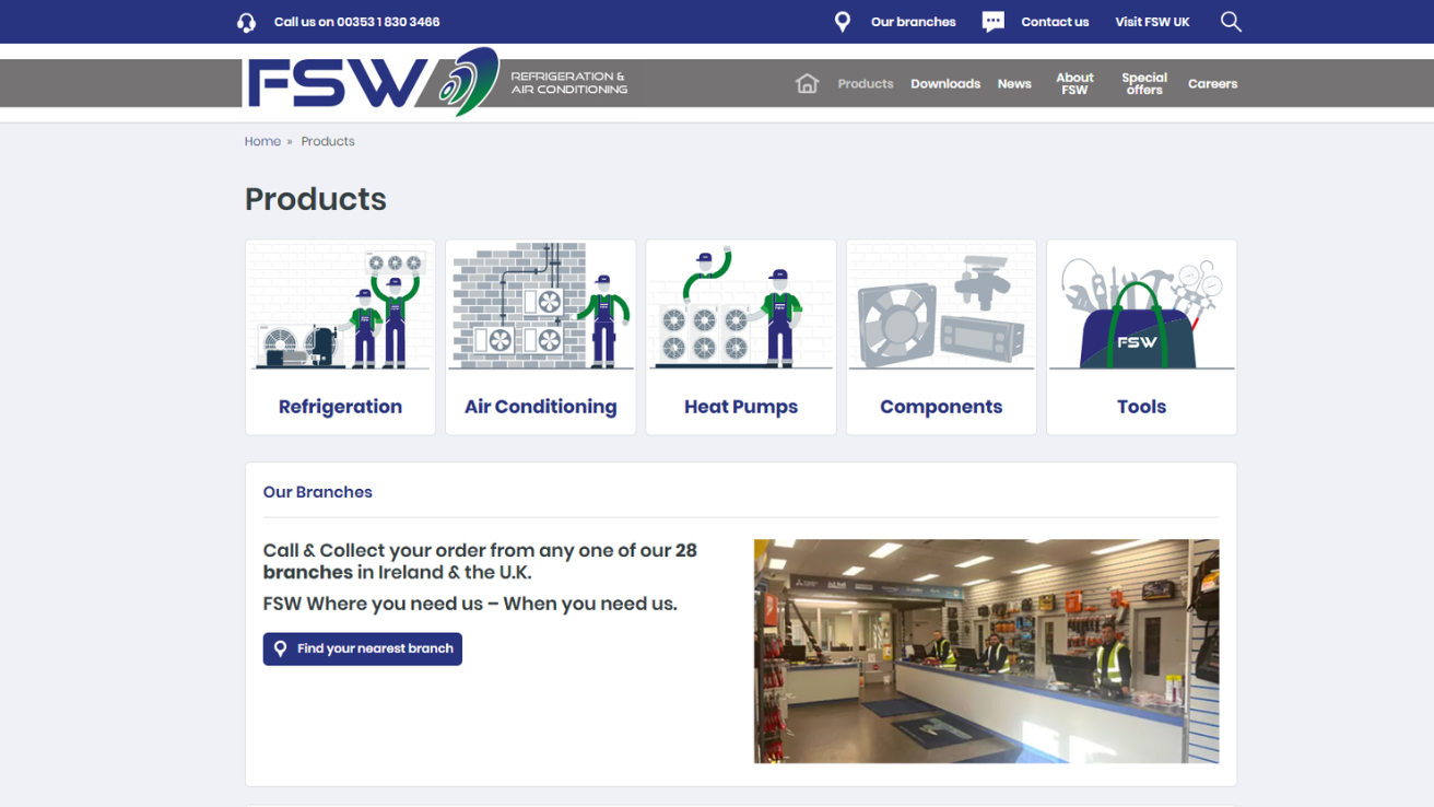 Project Showcase: HVACR Wholesale & Distribution Platform