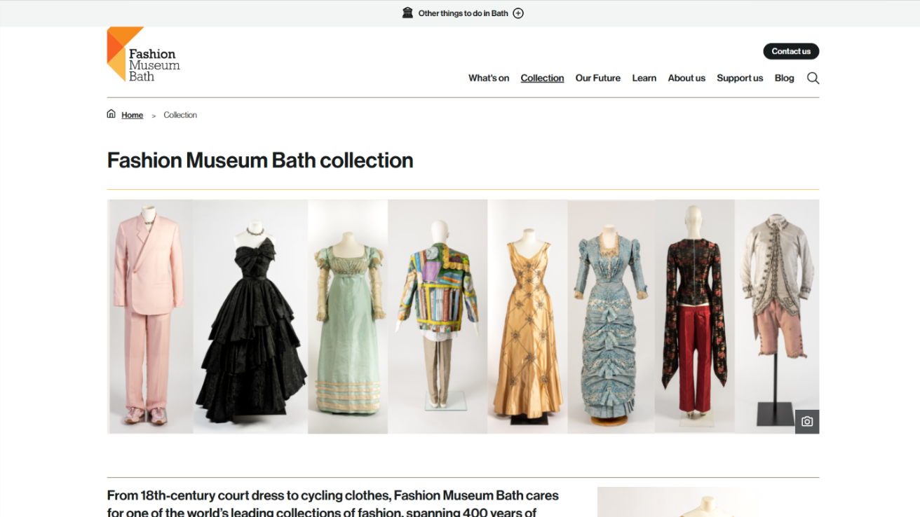 Project Showcase: Fashion Heritage Museum & Collection Portal