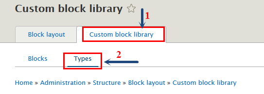 About block configuration
