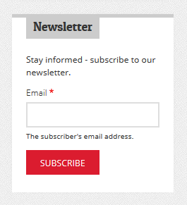 Subscribe to our Newsletters