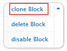 clone block