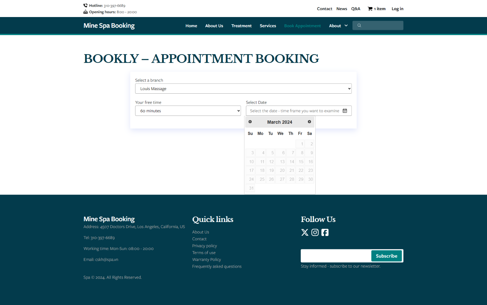 Booking trends 06