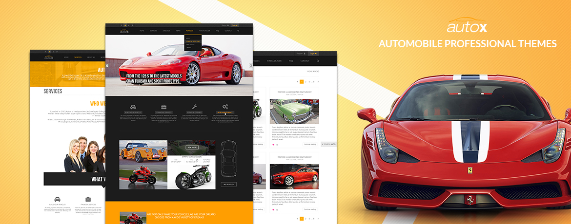 AutoX Premium Drupal Theme