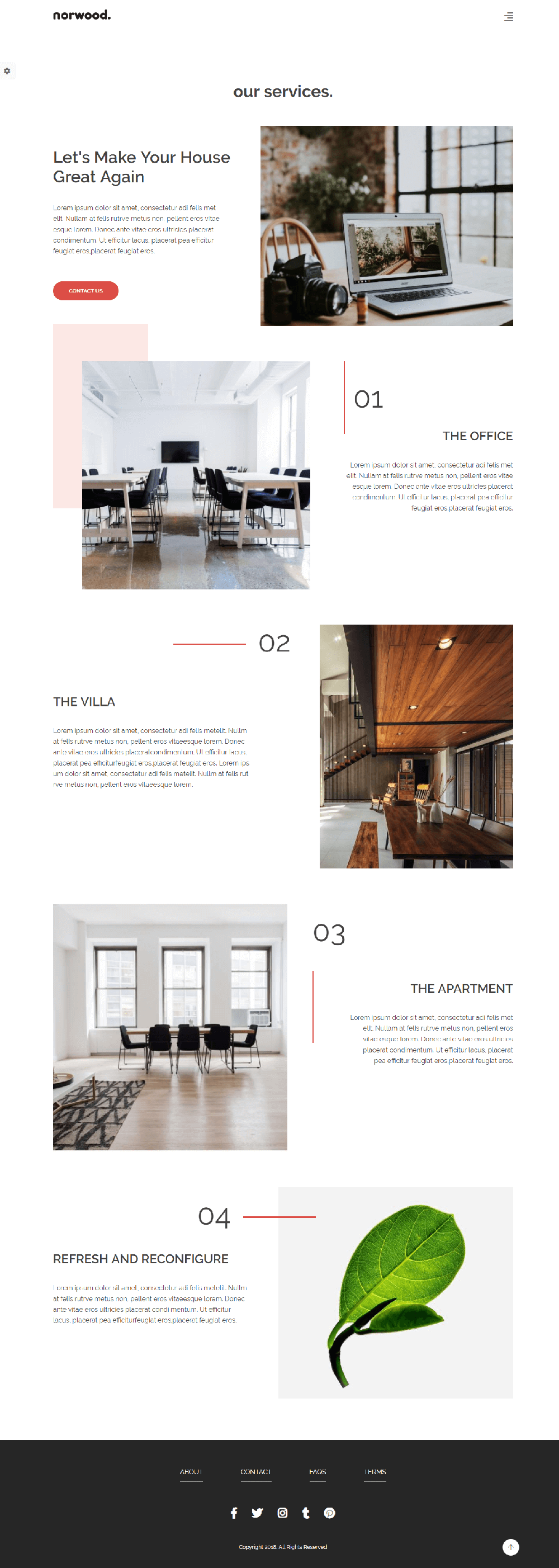 Norwood - Your Cozy Furniture Drupal 8 Theme