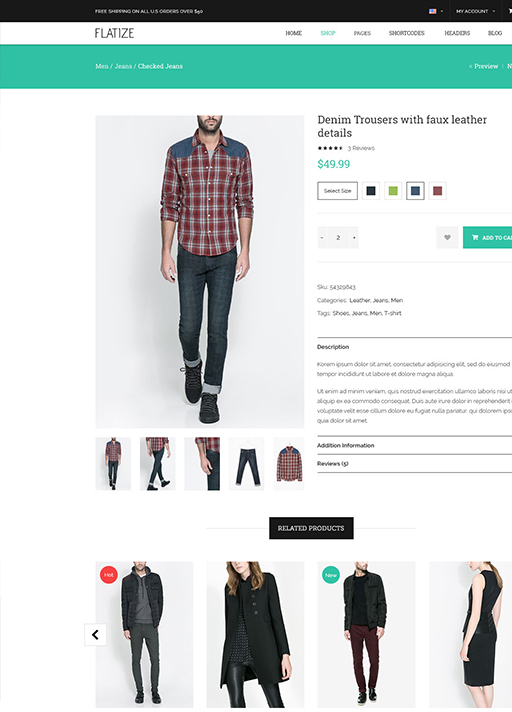 Flatize - Shopping & eCommerce Drupal Theme