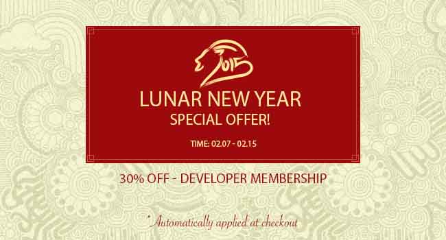 [Lunar New Year Offer] Get 30 OFF Your Developer Membership