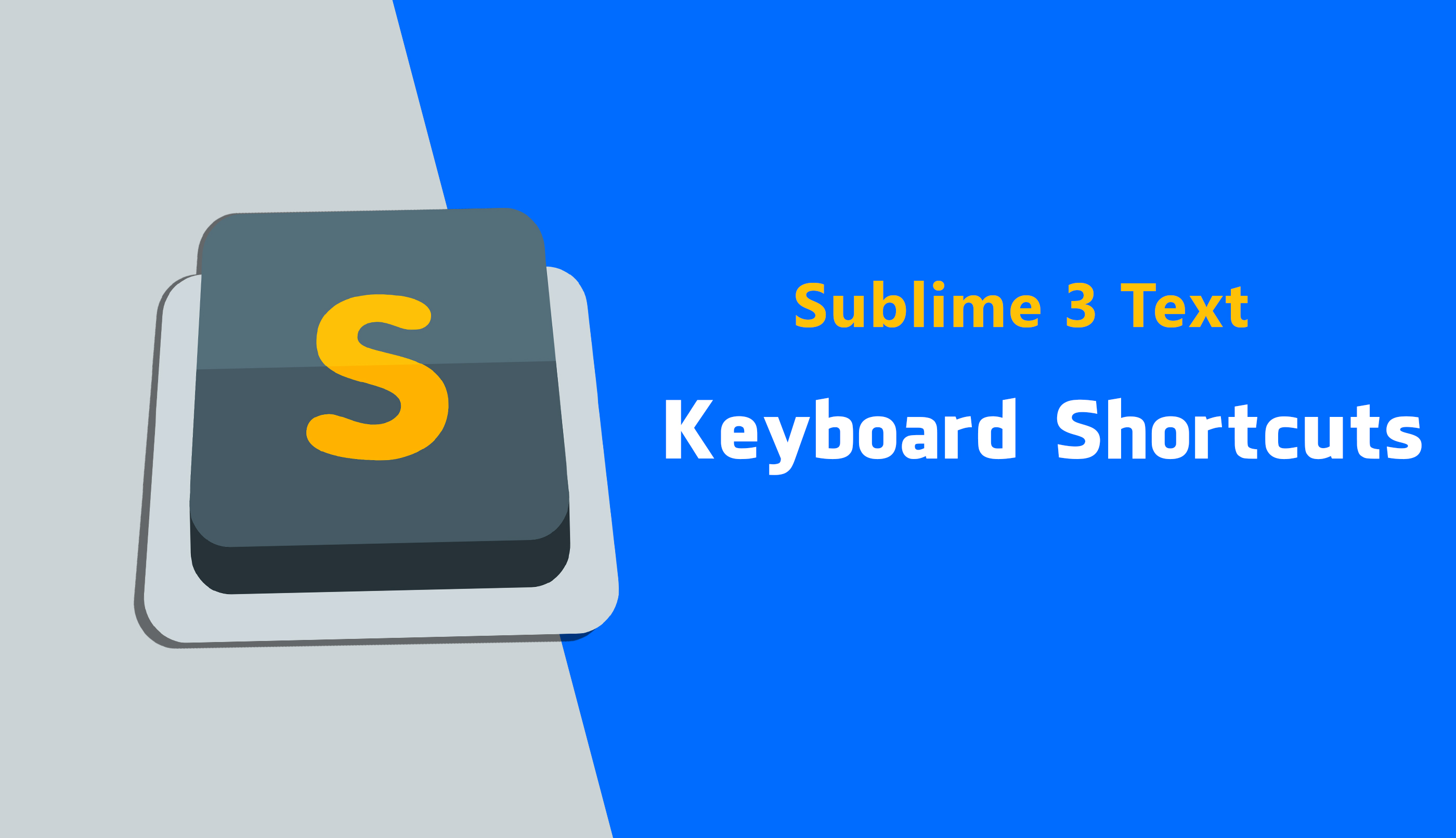 Sublime Text Editor Keyboard Shortcut Cheatsheet for Win, OSX, and Linux