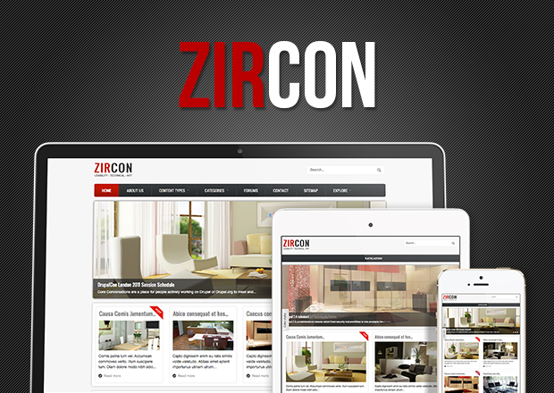 Zircon Showcase - Multipurpose Free Prominent Drupal Theme