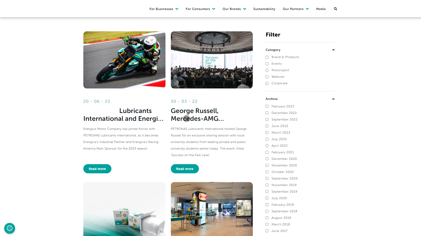Petronas Lubricants screenshot 1