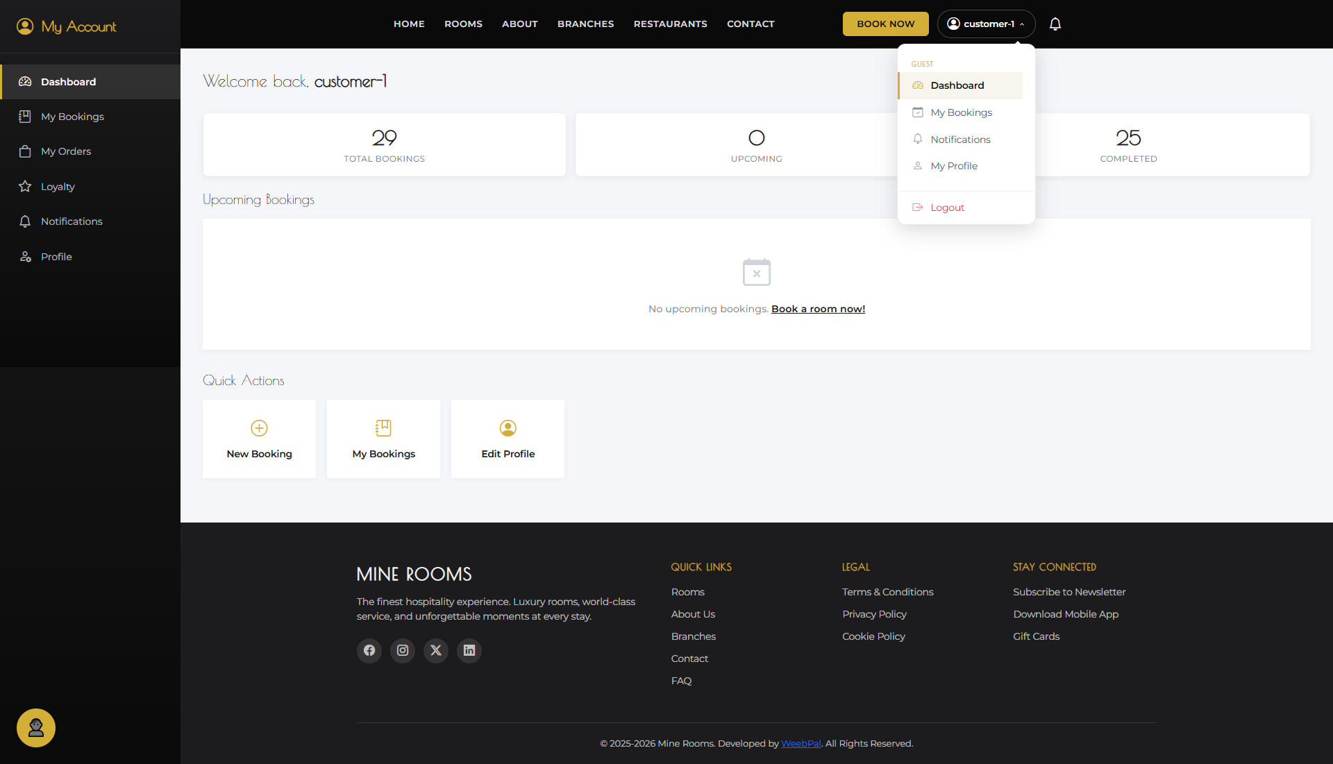For customers — manage your stays