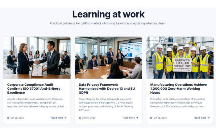 Browse published News articles, dates and summaries, then open the full story.