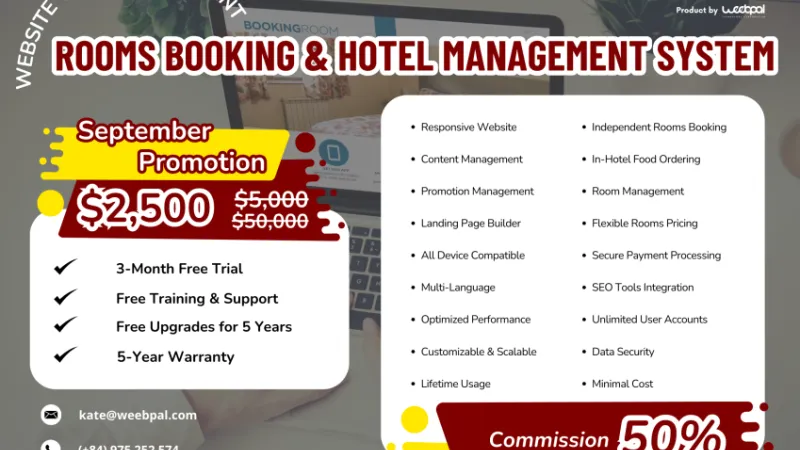 Unlock the Future with an Independent Rooms Booking & Hotel Management System