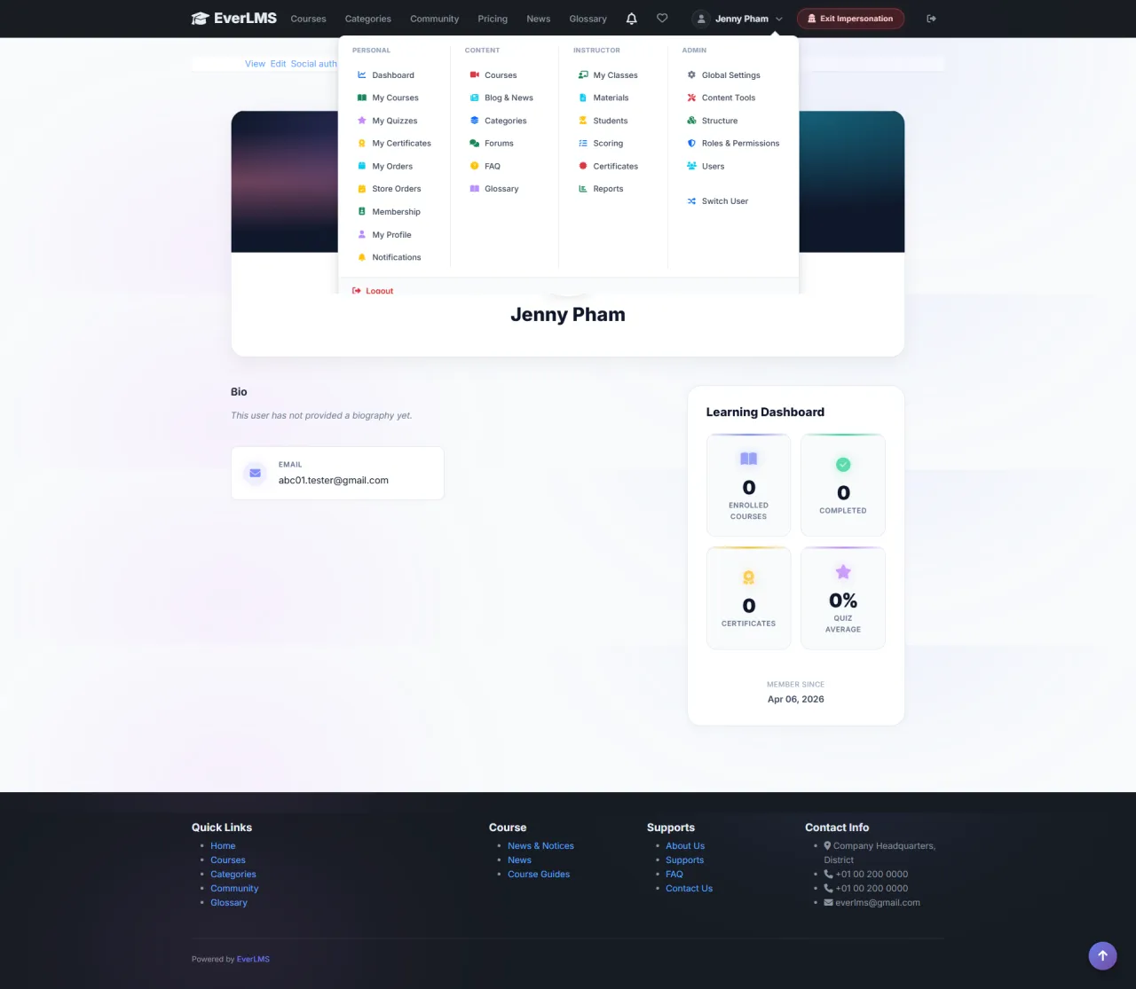 Manager Account