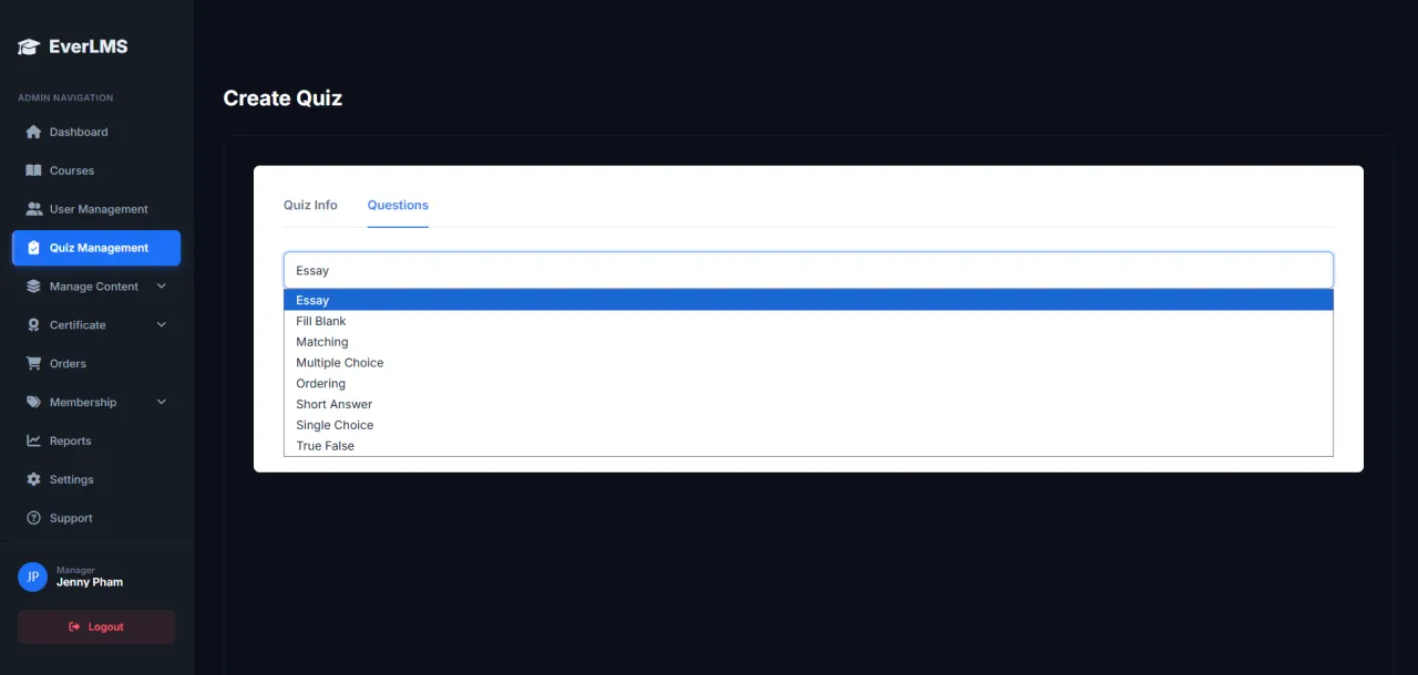 Question Types