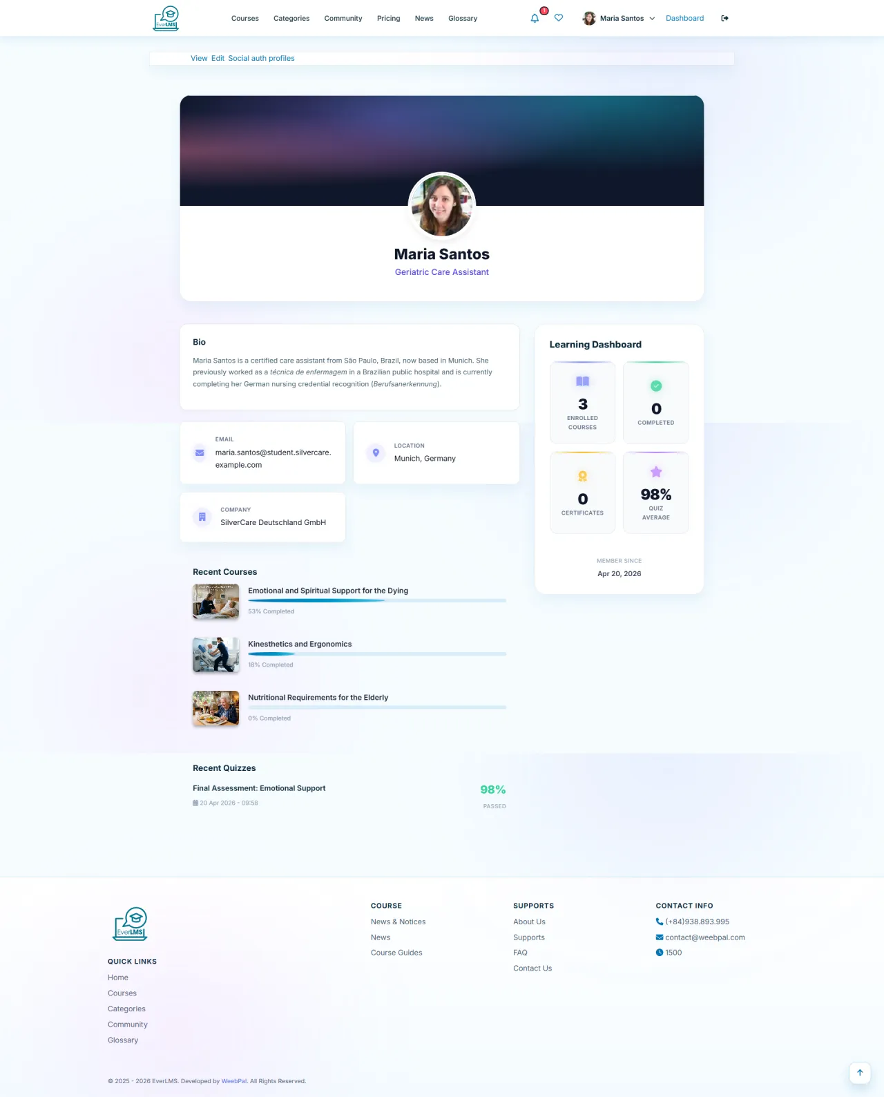 Profile & Account