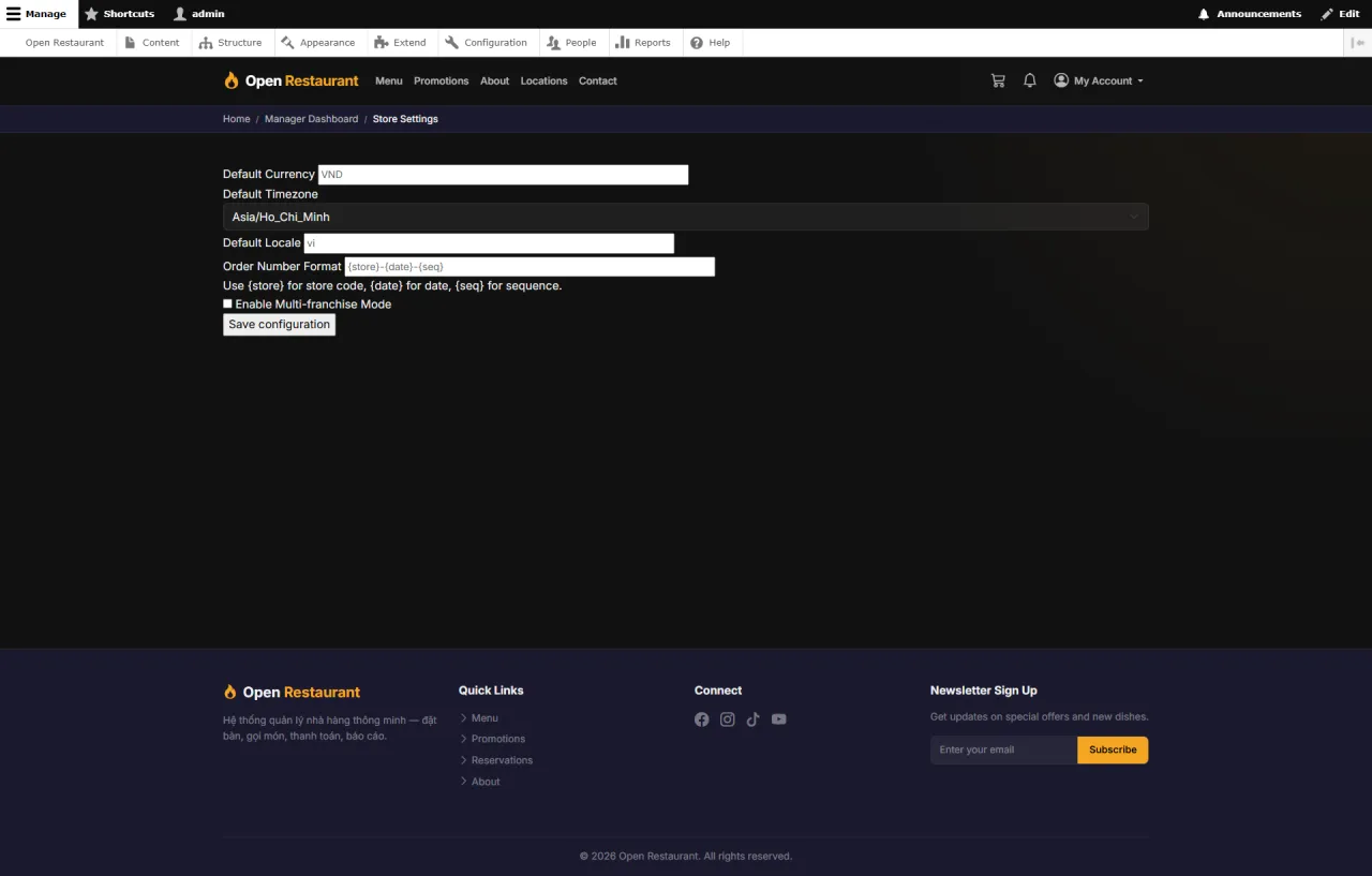 System Settings
