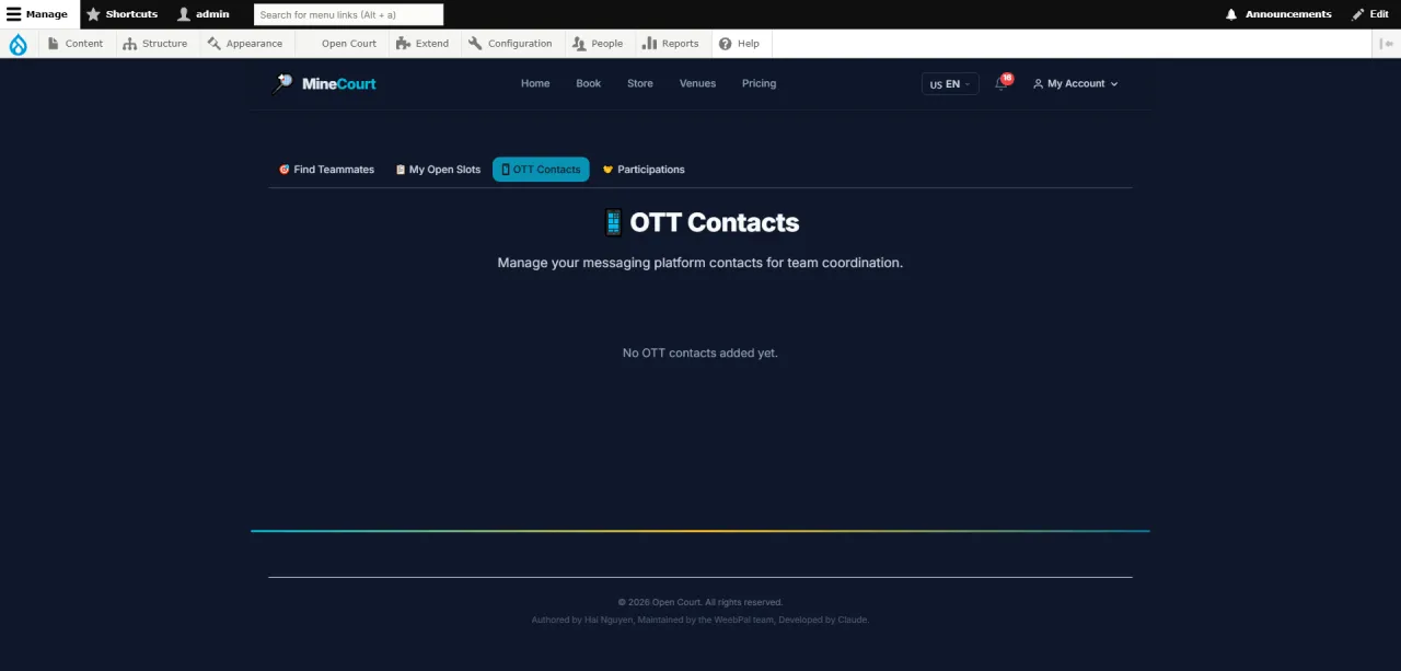 OTT Contacts