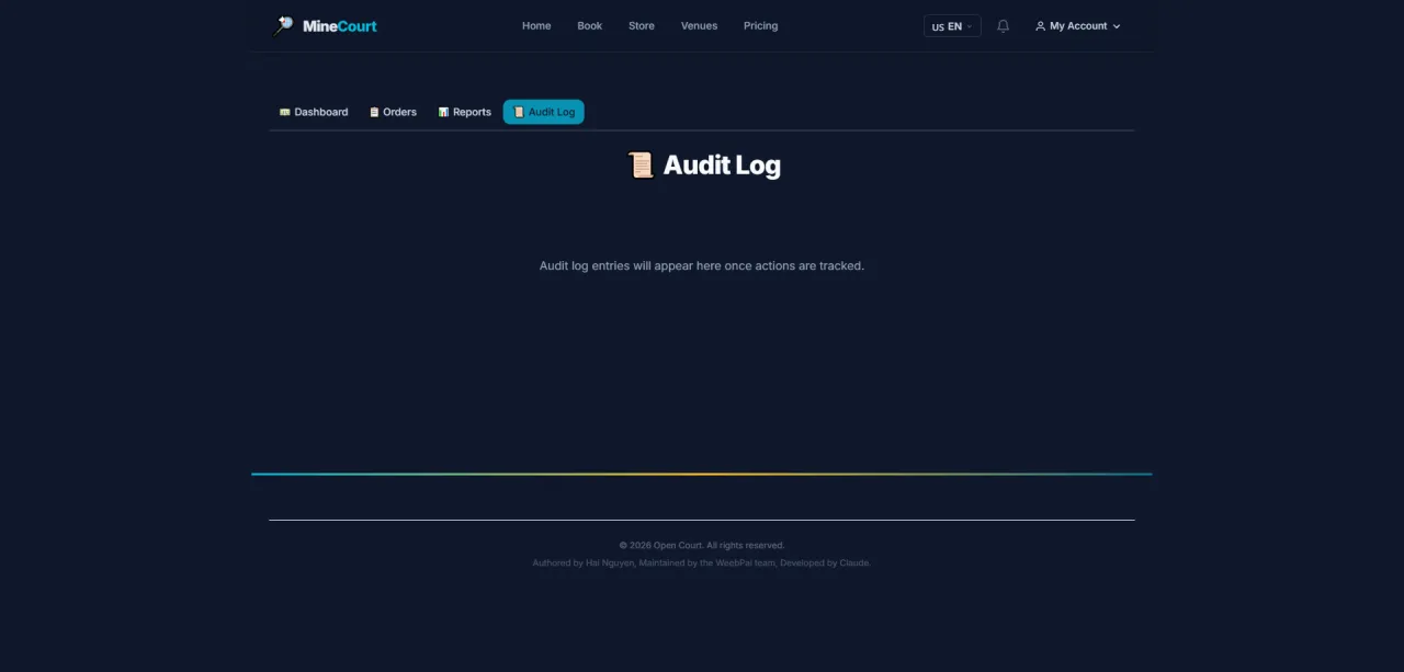 Finance Audit Log