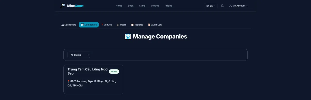 Manage Companies