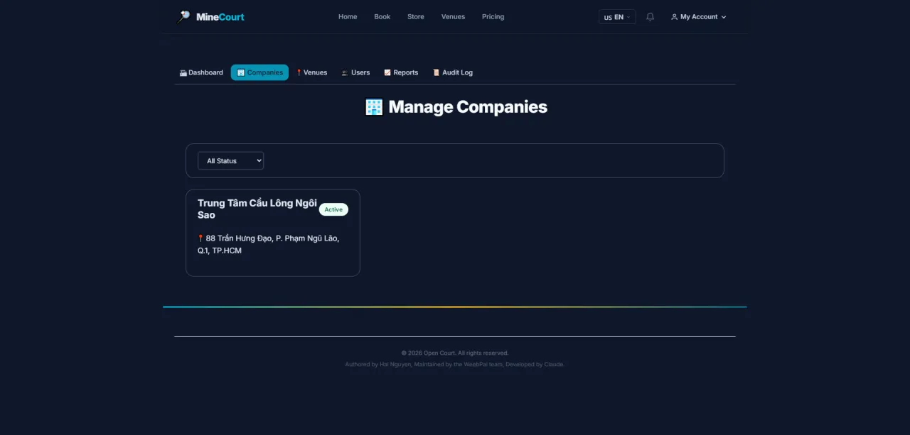 Manage Companies