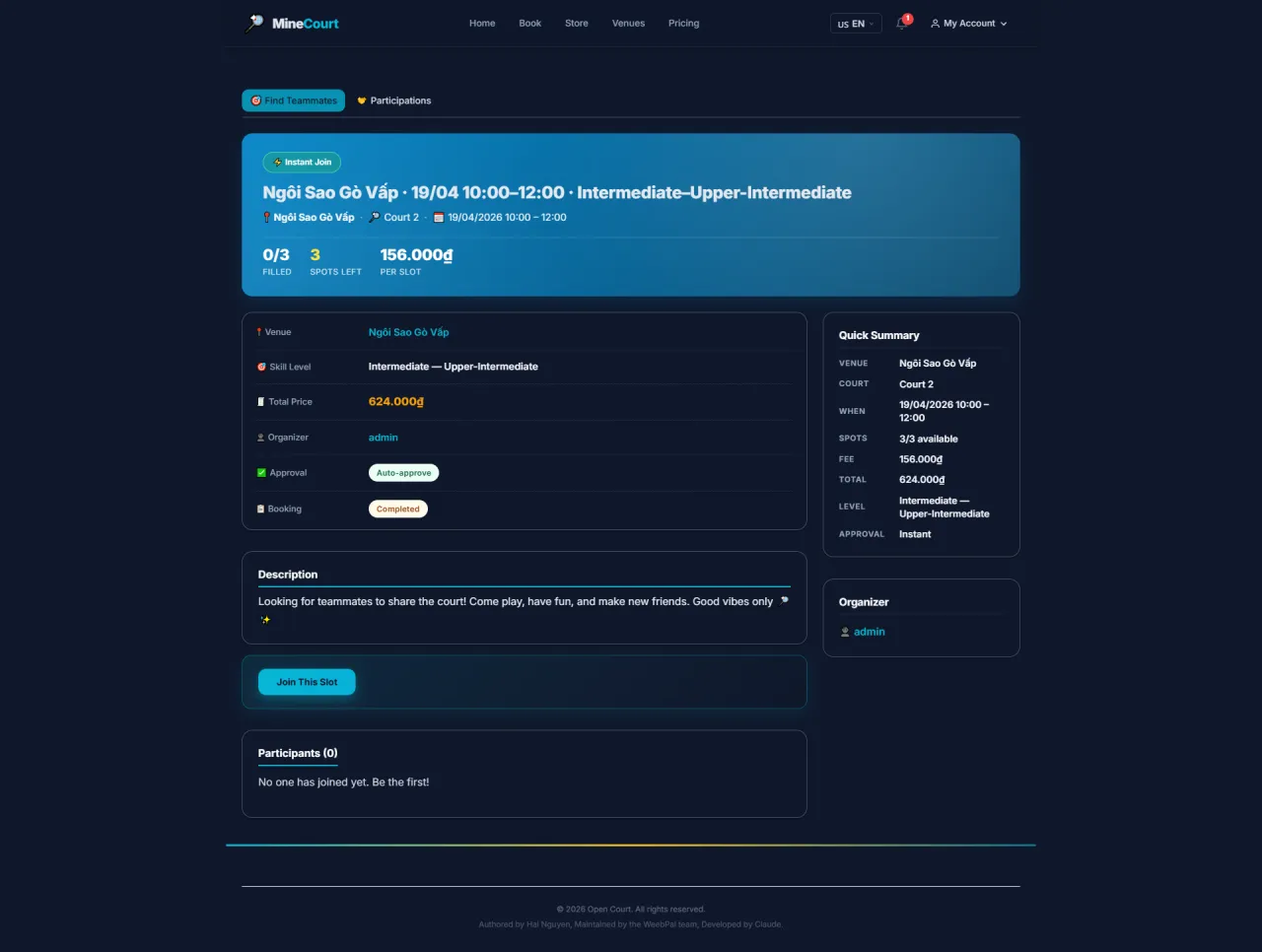 Join a Slot