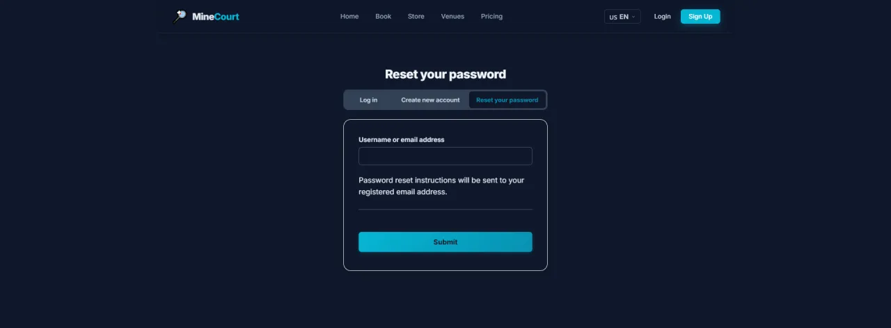 Reset Password