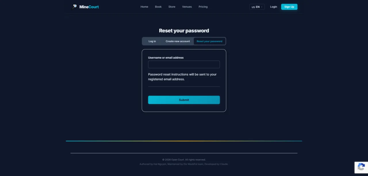 Reset Password