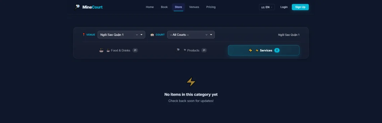 Store: Services