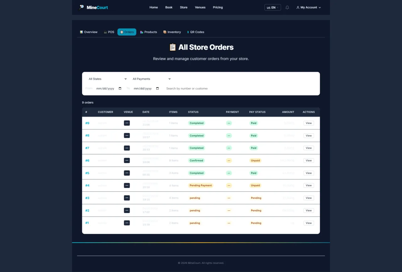 Store Orders