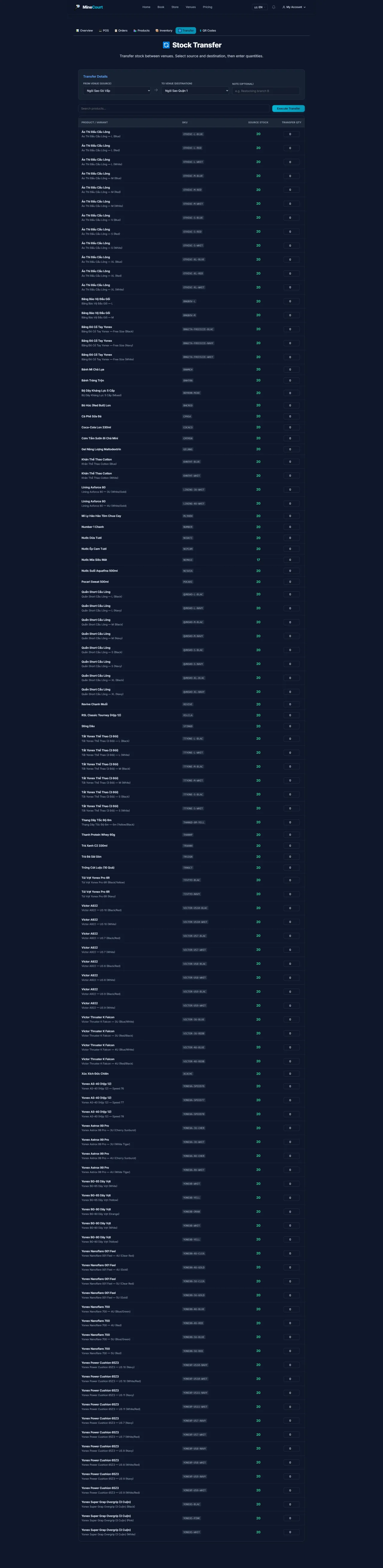 Inventory Transfer
