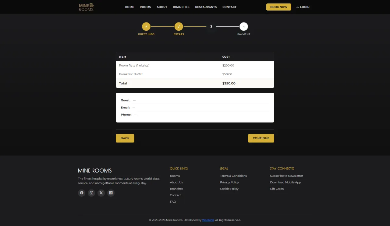 Step 3: Confirm Booking