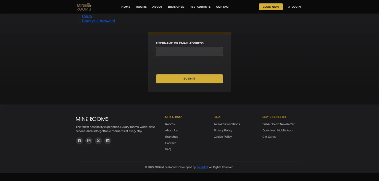 Reset Password