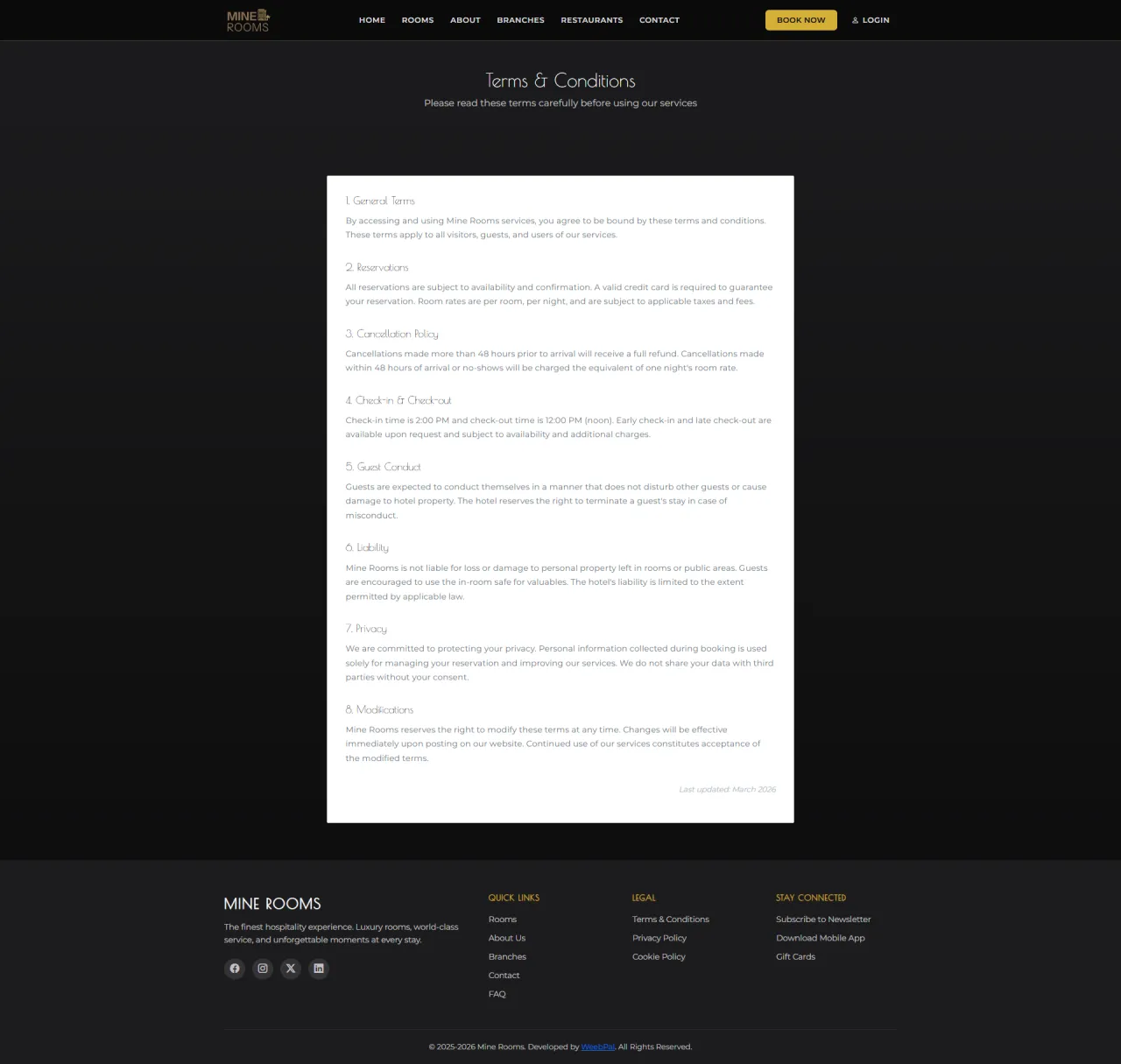 Terms & Conditions