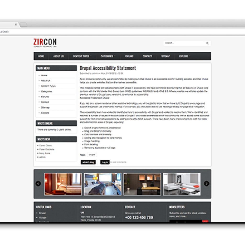 Zircon on drupal 1 Zircon on drupal 1