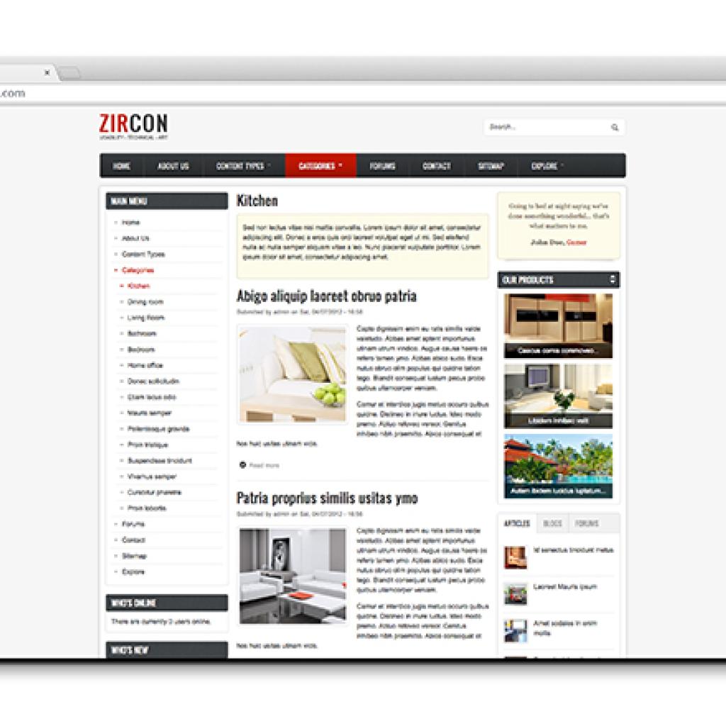 Zircon on drupal 2