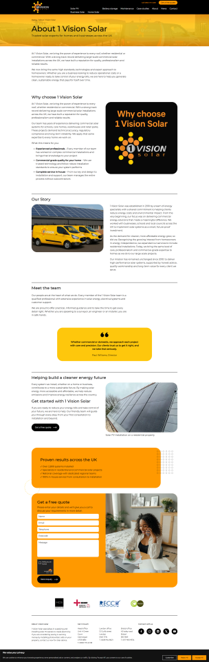 Project Showcase: Renewable Energy – Solar PV & Battery Solutions Platform