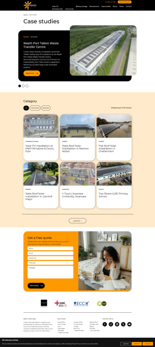 Project Showcase: Renewable Energy – Solar PV & Battery Solutions Platform