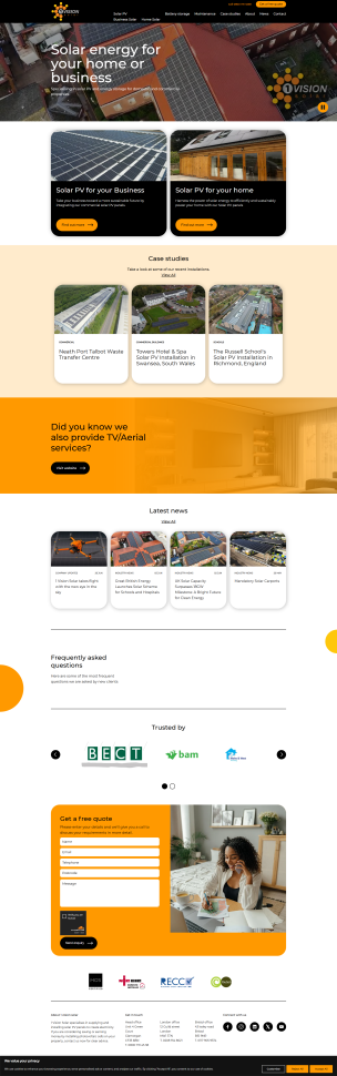 Project Showcase: Renewable Energy – Solar PV & Battery Solutions Platform