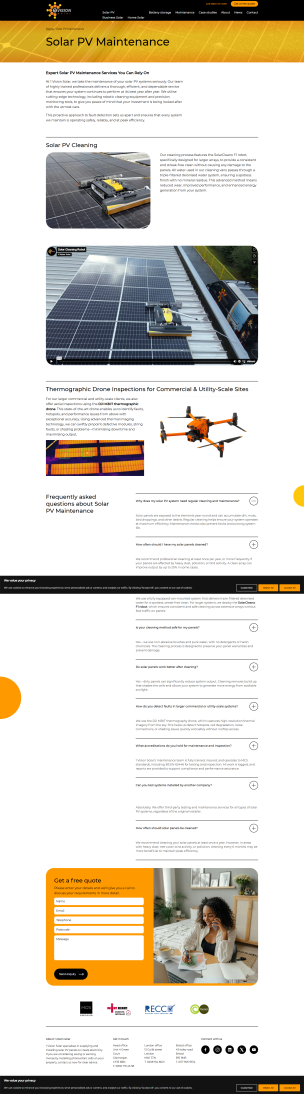 Project Showcase: Renewable Energy – Solar PV & Battery Solutions Platform