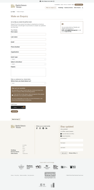 Project Showcase: Historic‑Venue Booking & Event Management Platform