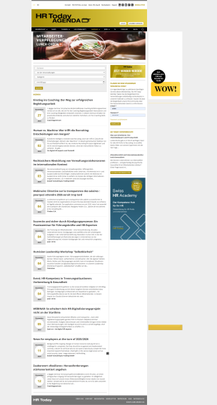 Project Showcase: Swiss HR Media & Professional Resource Portal
