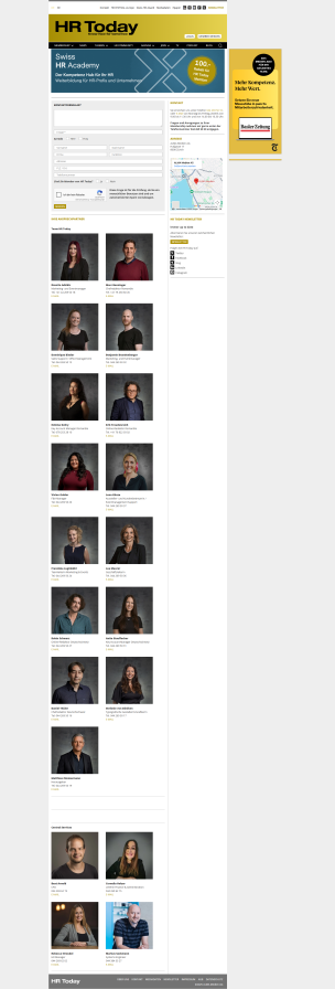 Project Showcase: Swiss HR Media & Professional Resource Portal