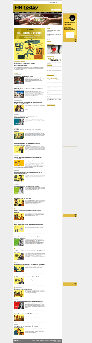 Project Showcase: Swiss HR Media & Professional Resource Portal