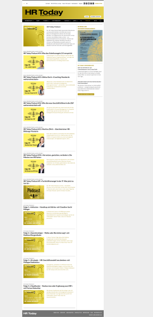 Project Showcase: Swiss HR Media & Professional Resource Portal