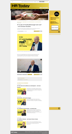 Project Showcase: Swiss HR Media & Professional Resource Portal