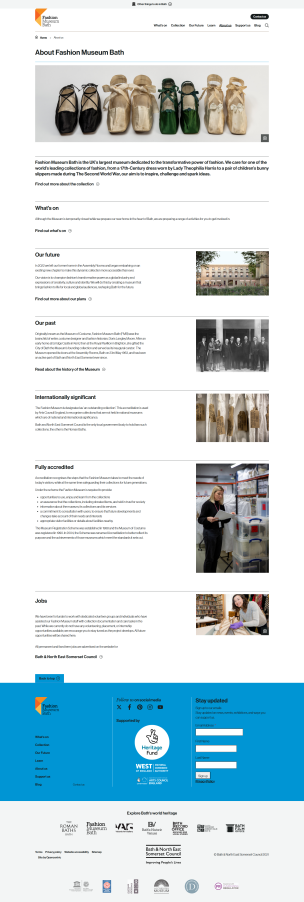 Project Showcase: Fashion Heritage Museum & Collection Portal
