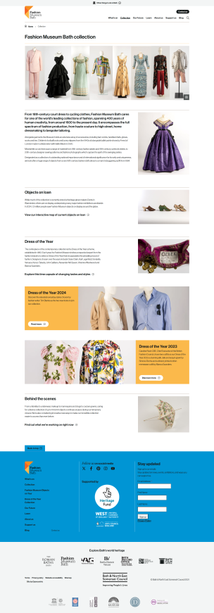 Project Showcase: Fashion Heritage Museum & Collection Portal