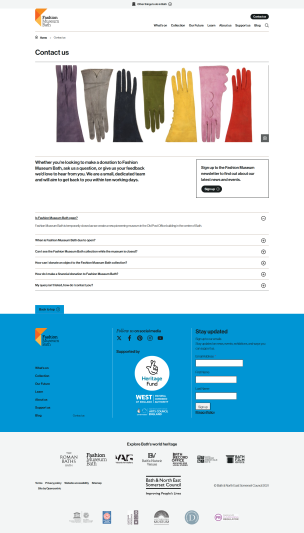 Project Showcase: Fashion Heritage Museum & Collection Portal