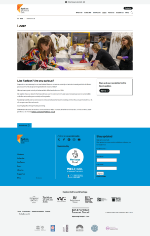 Project Showcase: Fashion Heritage Museum & Collection Portal