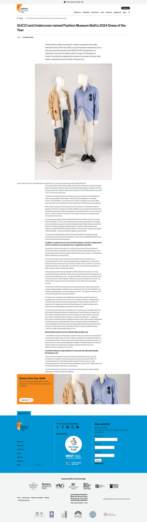 Project Showcase: Fashion Heritage Museum & Collection Portal